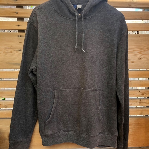 Men's Oversized Grey Hoodie - Picture 2 of 3